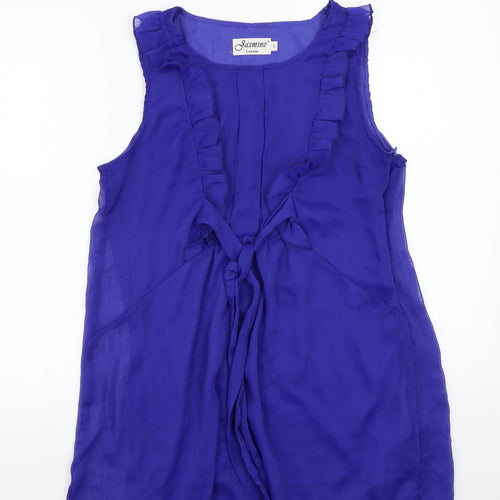 Jasmine Womens Blue   Basic T-Shirt Size L