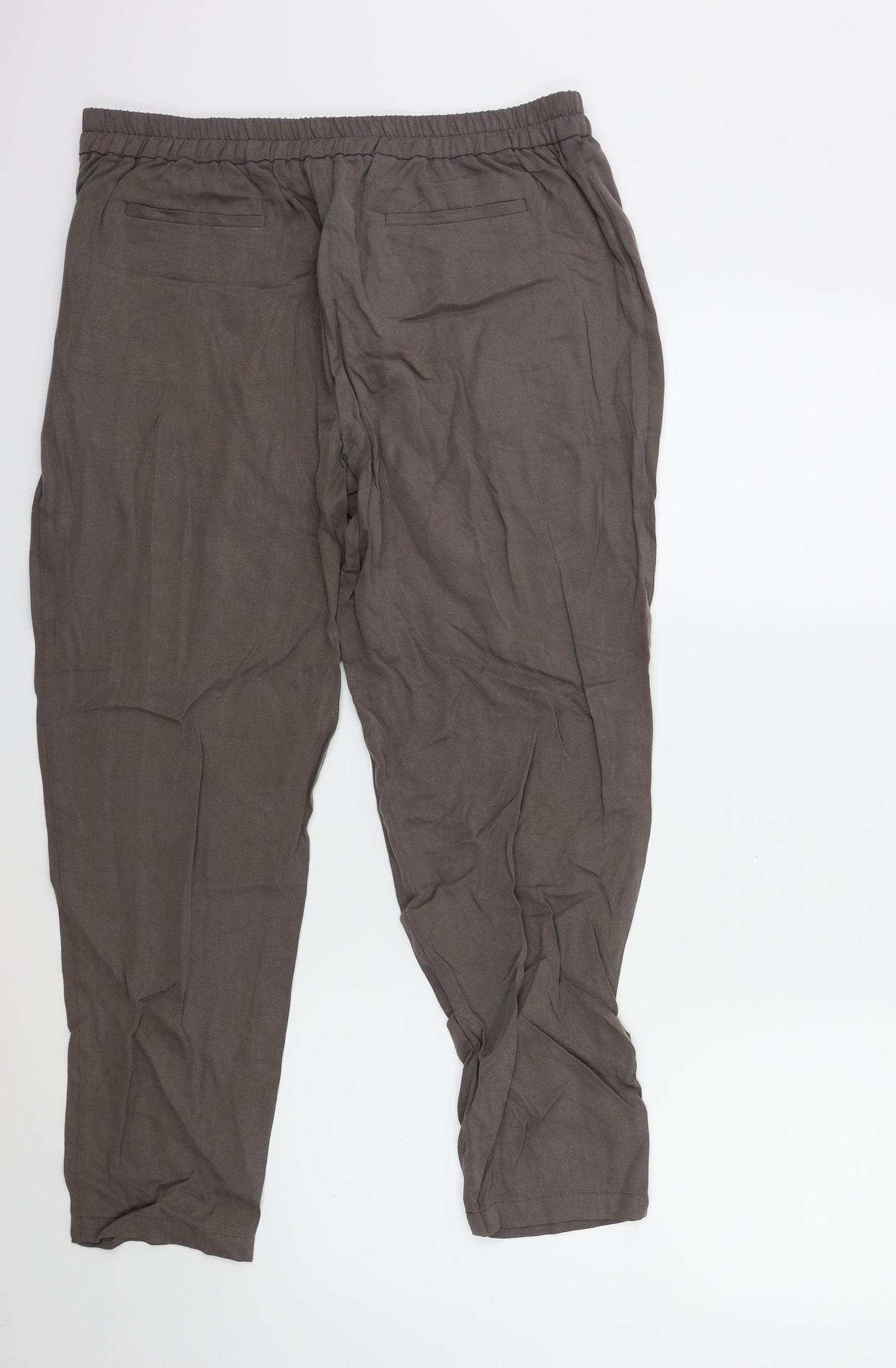 Mint Velvet Womens Grey   Trousers  Size 14 L26 in