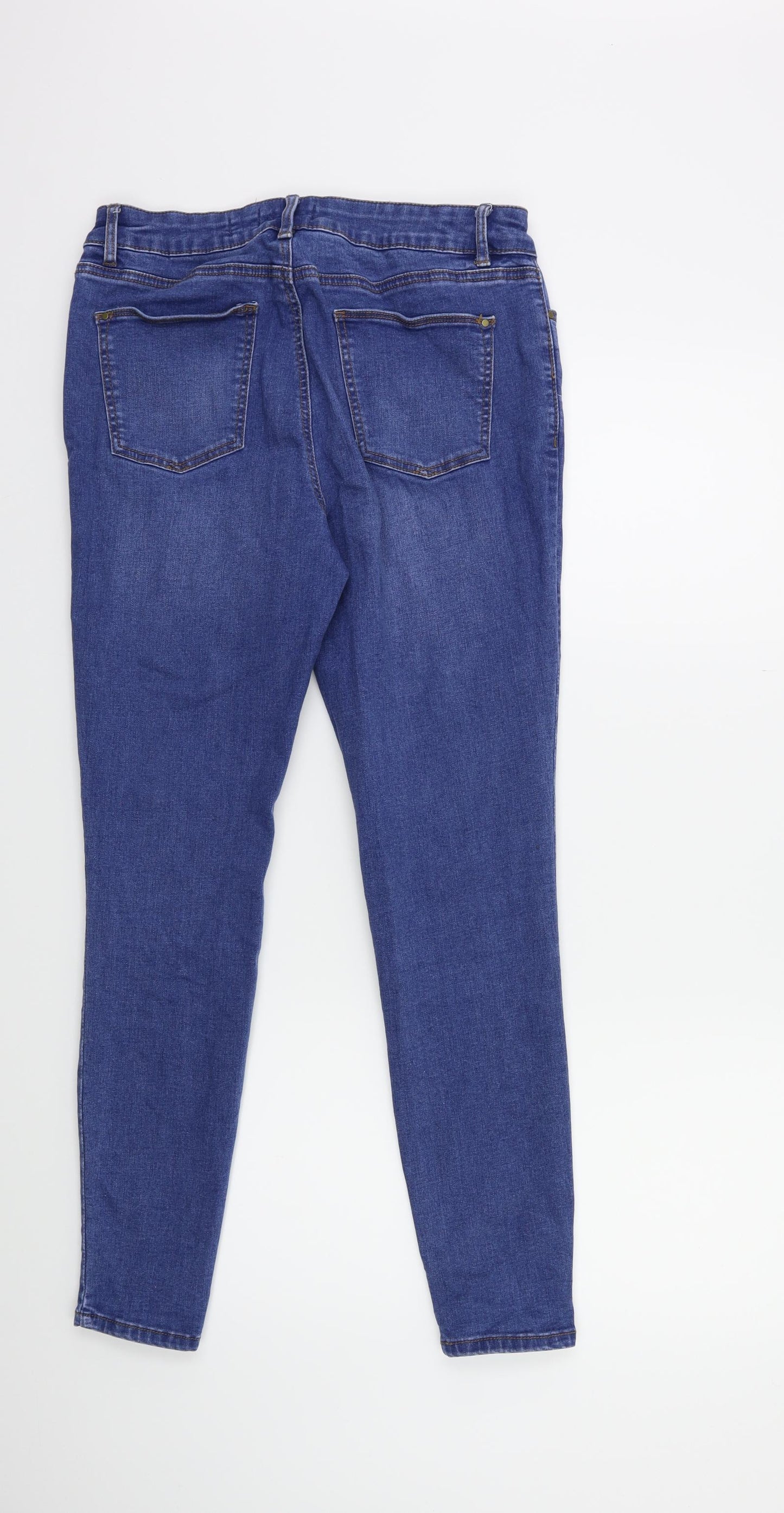 TU Womens Blue  Denim Skinny Jeans Size 12 L27 in