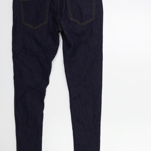 Wednesday's girl Womens Blue  Denim Skinny Jeans Size 28 in L28 in