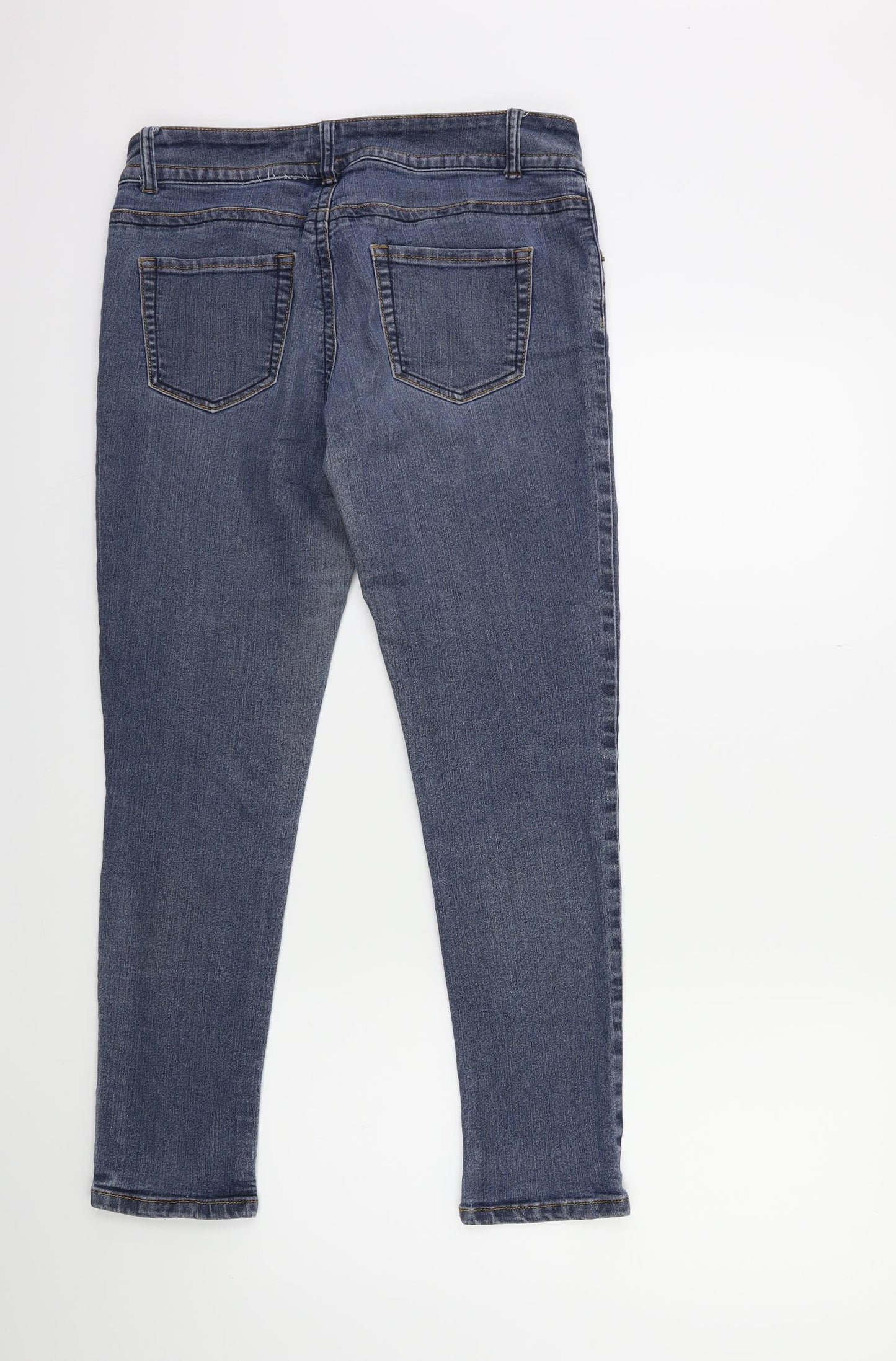 Preworn Womens Blue  Denim Skinny Jeans Size 30 in L27 in