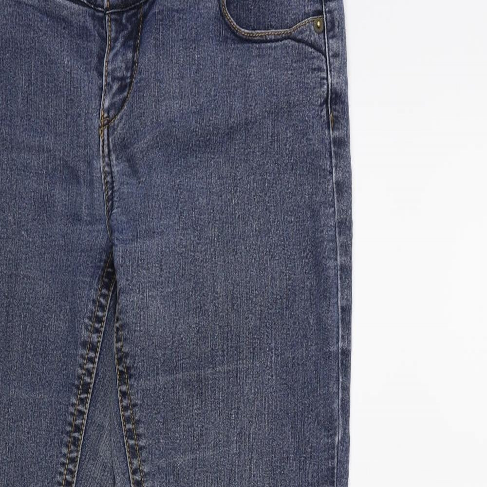 Preworn Womens Blue  Denim Skinny Jeans Size 30 in L27 in
