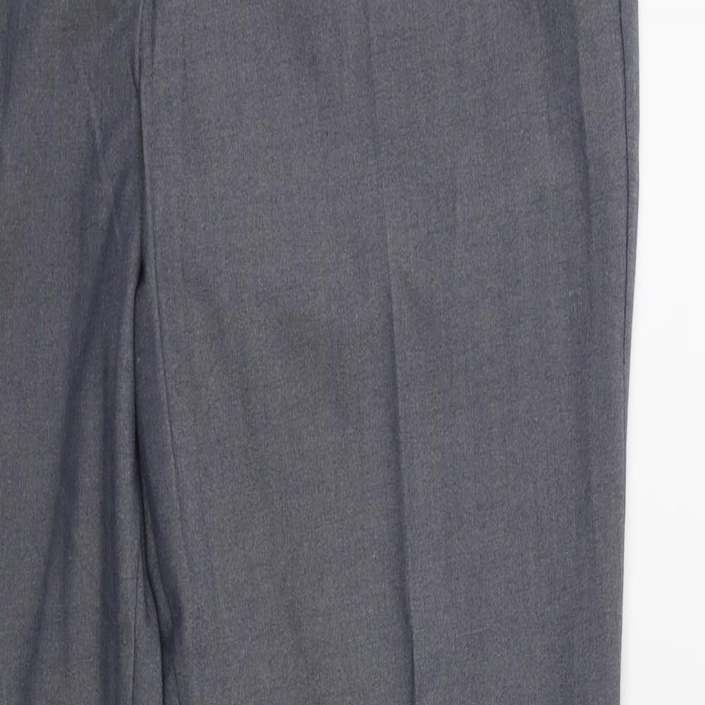 Marks and Spencer Womens Grey   Trousers  Size 14 L28 in