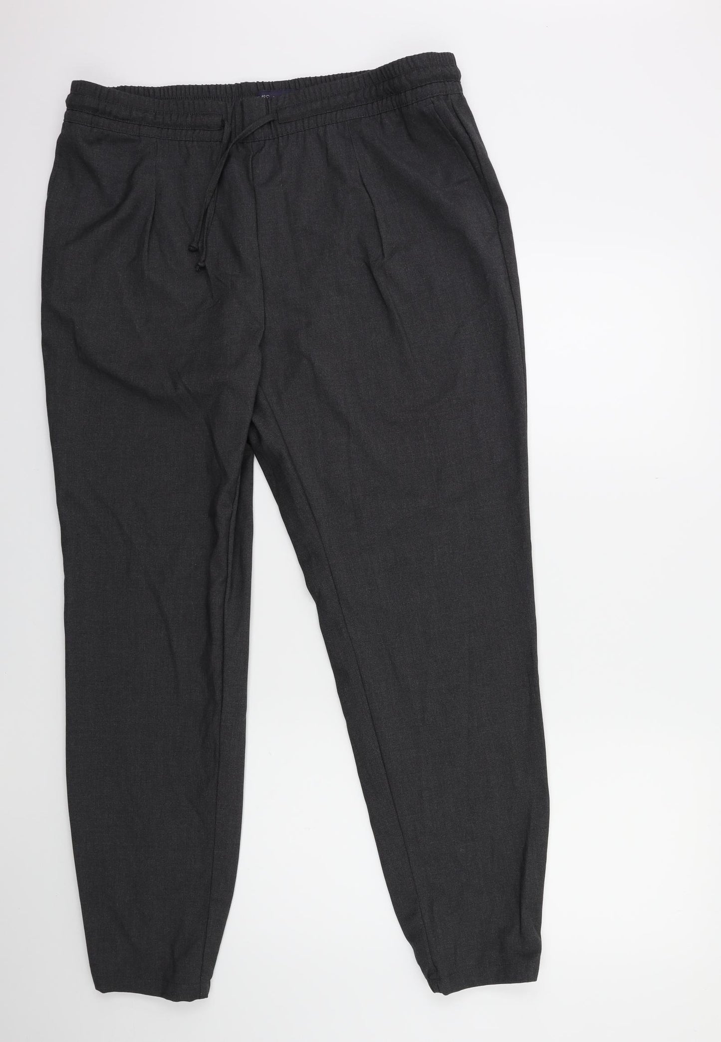 Marks and Spencer Womens Grey   Trousers  Size 18 L30 in