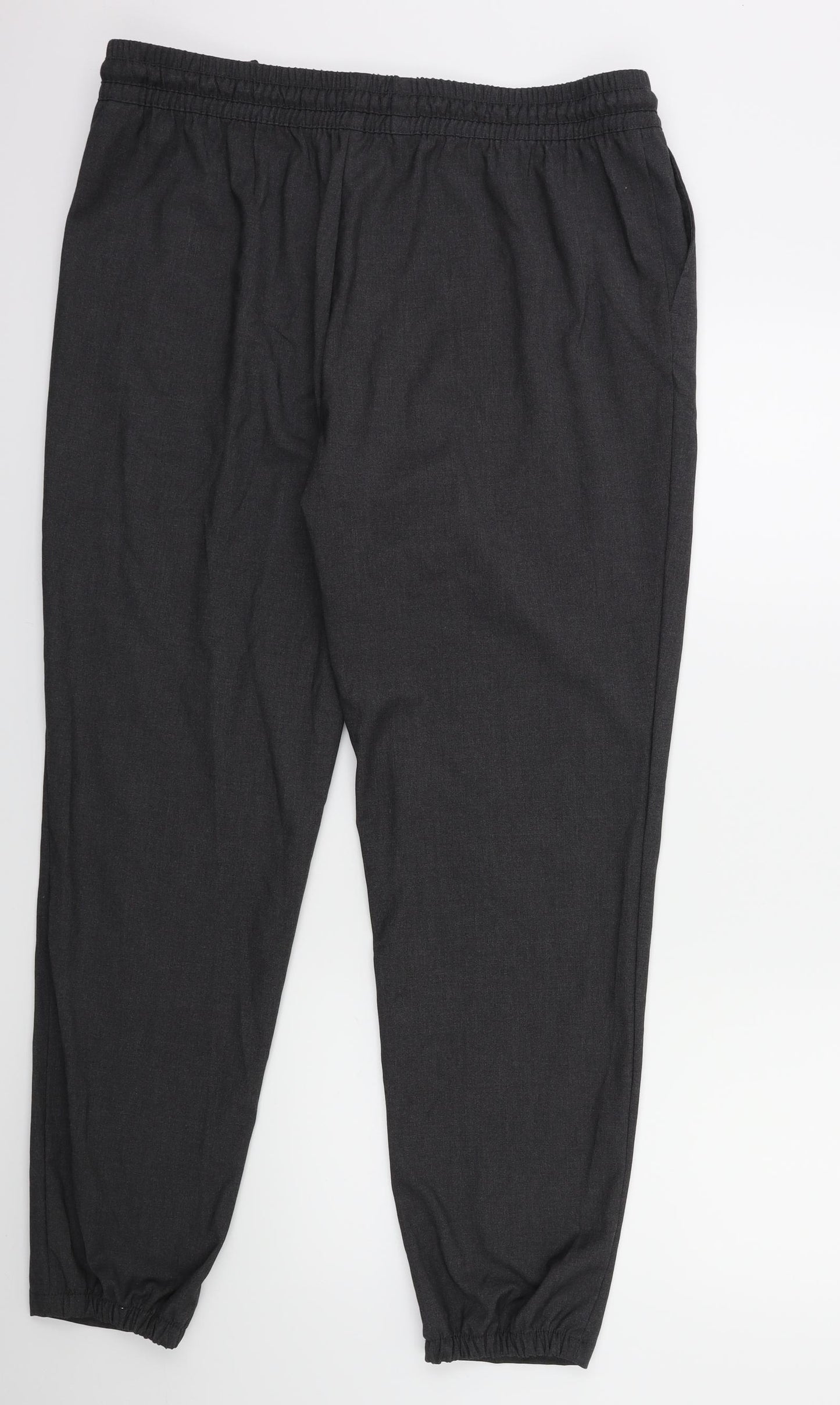 Marks and Spencer Womens Grey   Trousers  Size 18 L30 in