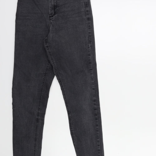 Topshop Womens Grey  Denim Skinny Jeans Size 26 in L32 in
