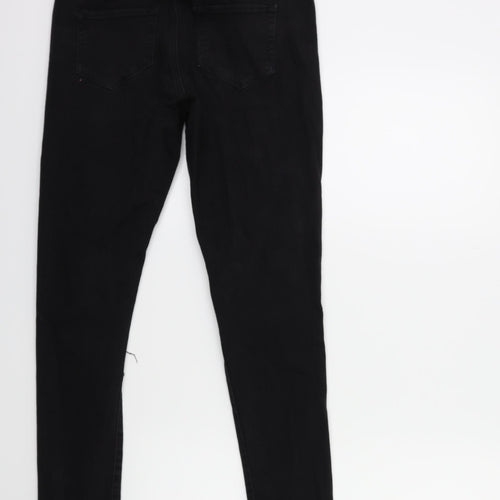 Denim & Co. Womens Black  Denim Skinny Jeans Size 10 L29 in