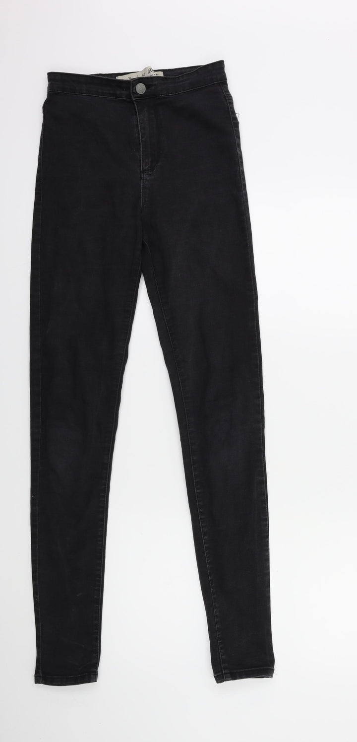 Denim & Co. Womens Black Denim Skinny Jeans Size 8 L30 in