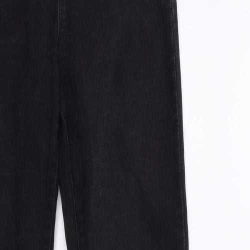 Denim & Co. Womens Black  Denim Skinny Jeans Size 8 L30 in
