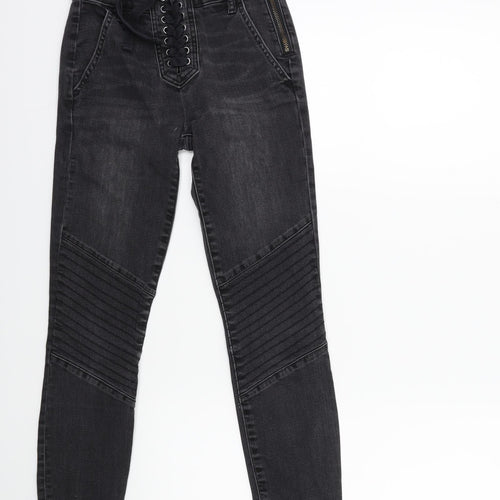 Gap Womens Black  Denim Skinny Jeans Size 24 in L26 in