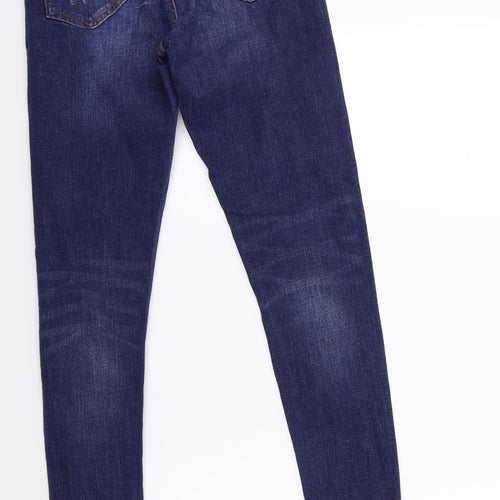 Denim & Co. Womens Blue  Denim Skinny Jeans Size 8 L29 in