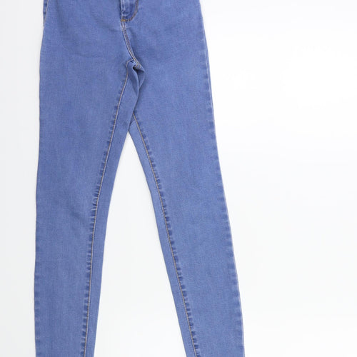 Denim & Co. Womens Blue  Denim Skinny Jeans Size 6 L26 in