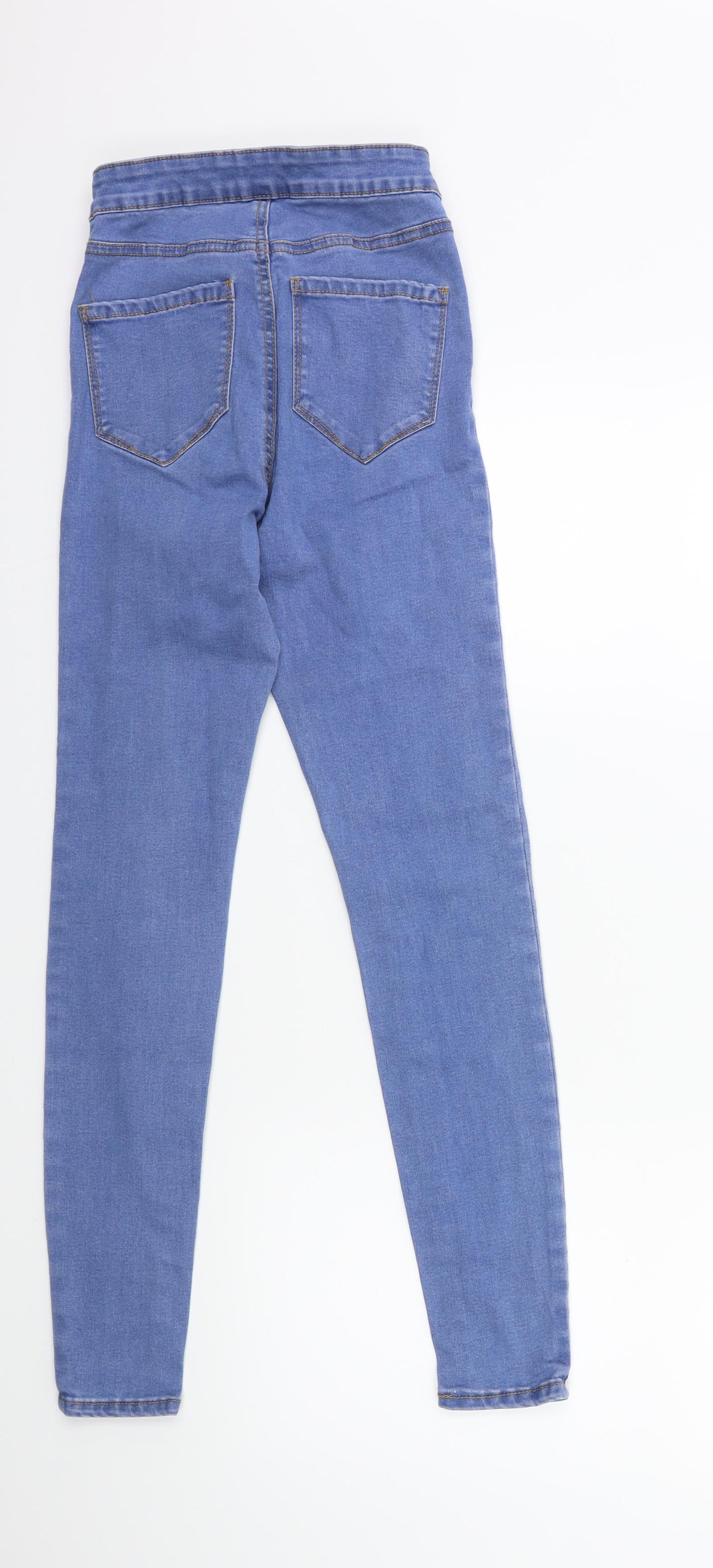 Denim & Co. Womens Blue  Denim Skinny Jeans Size 6 L26 in