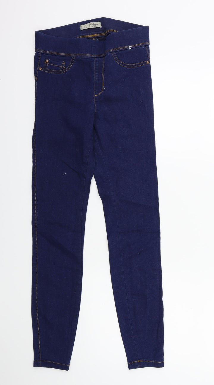 Denim & Co. Womens Blue Denim Jegging Jeans Size 6 L27 in