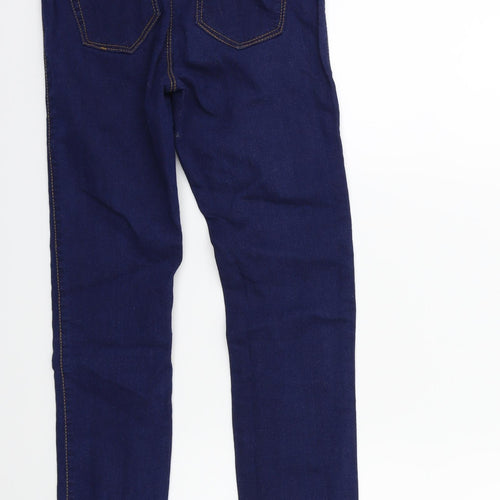 Denim & Co. Womens Blue  Denim Jegging Jeans Size 6 L27 in