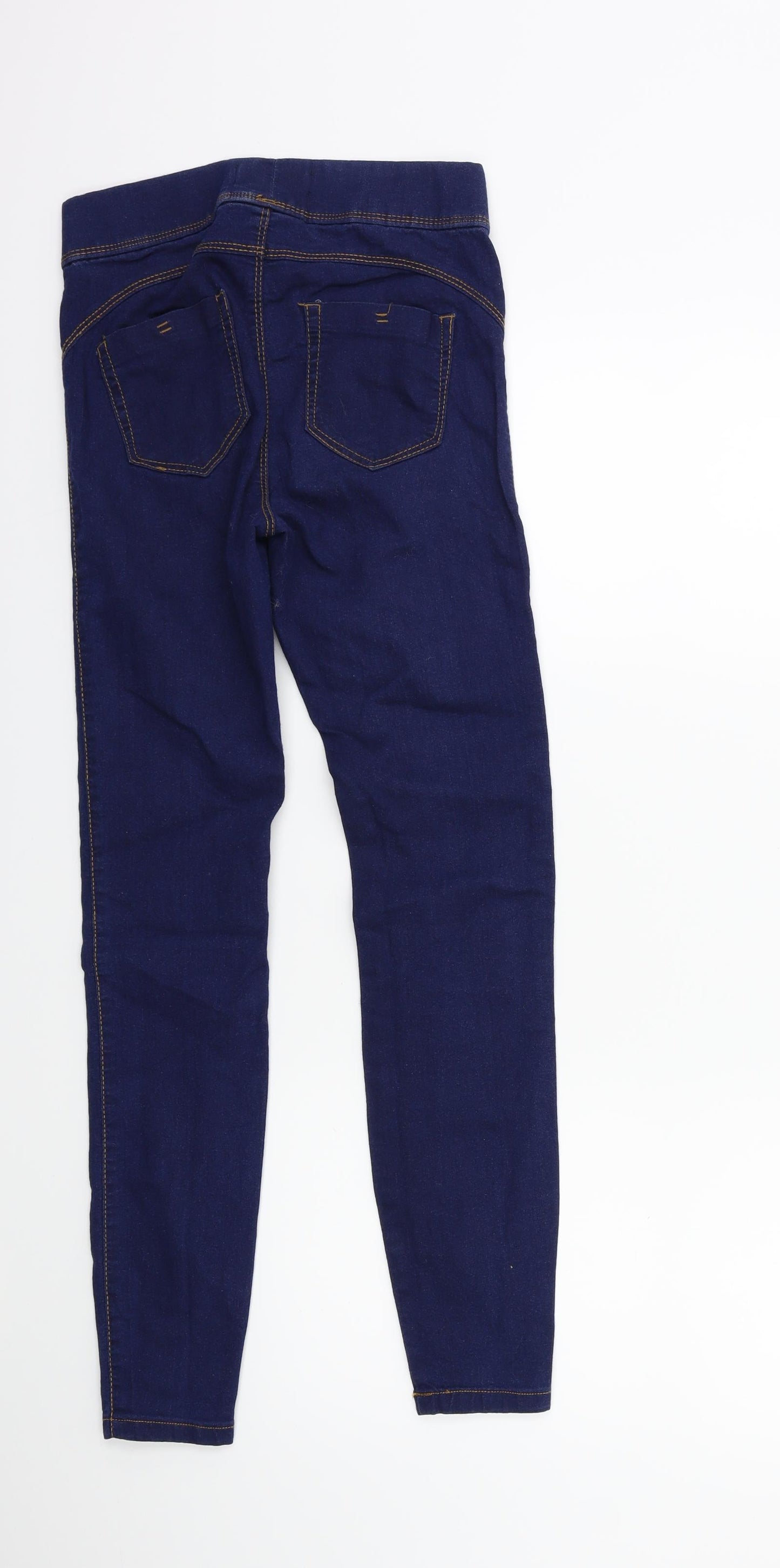 Denim & Co. Womens Blue  Denim Jegging Jeans Size 6 L27 in