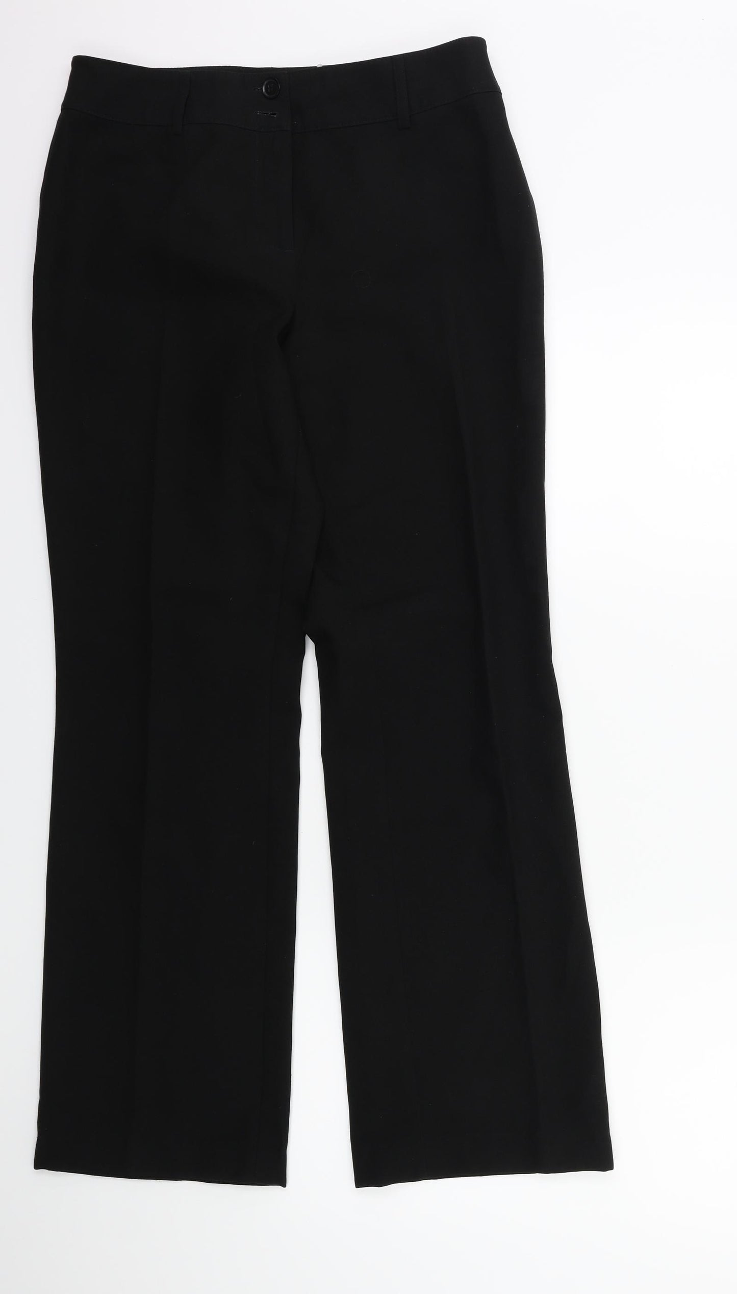 Papaya Womens Black   Trousers  Size 10 L29 in