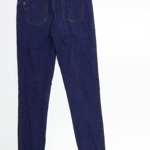 Denim & Co. Womens Blue  Denim Jegging Jeans Size 8 L28 in