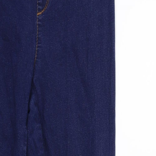 Denim & Co. Womens Blue  Denim Jegging Jeans Size 8 L28 in