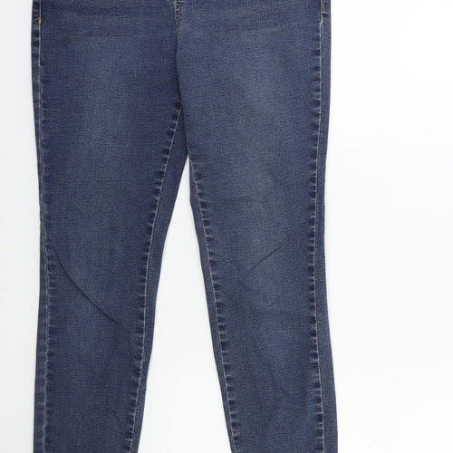 TU Womens Blue  Denim Skinny Jeans Size 12 L20 in