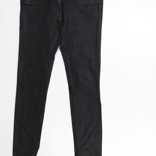 NEXT Womens Black   Skinny Jeans Size 8 L28 in