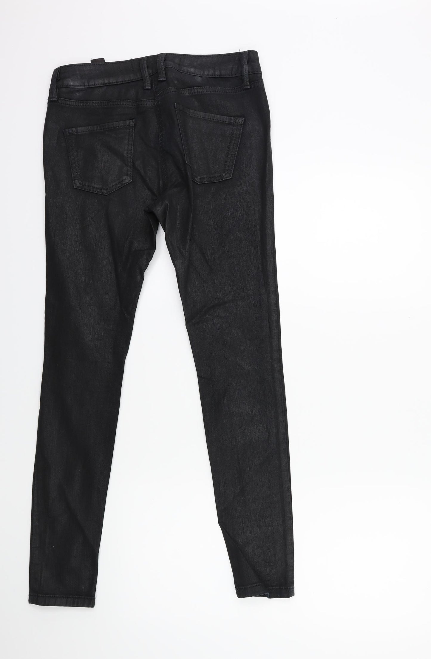 NEXT Womens Black   Skinny Jeans Size 8 L28 in