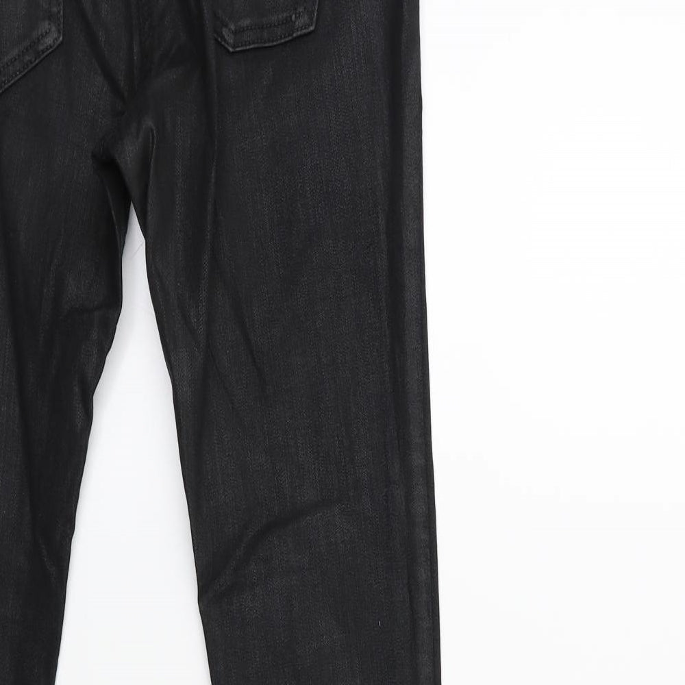 NEXT Womens Black   Skinny Jeans Size 8 L28 in