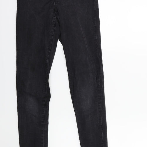 Denim & Co. Womens Black  Denim Skinny Jeans Size 10 L32 in