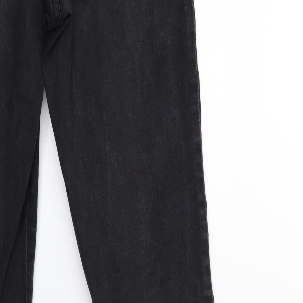 Denim & Co. Womens Black  Denim Skinny Jeans Size 10 L32 in