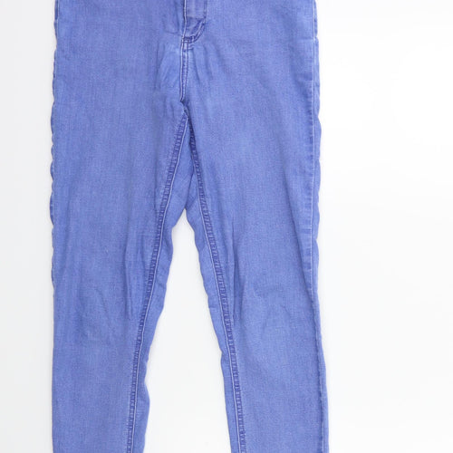 Topshop Womens Blue  Denim Skinny Jeans Size 28 in L32 in