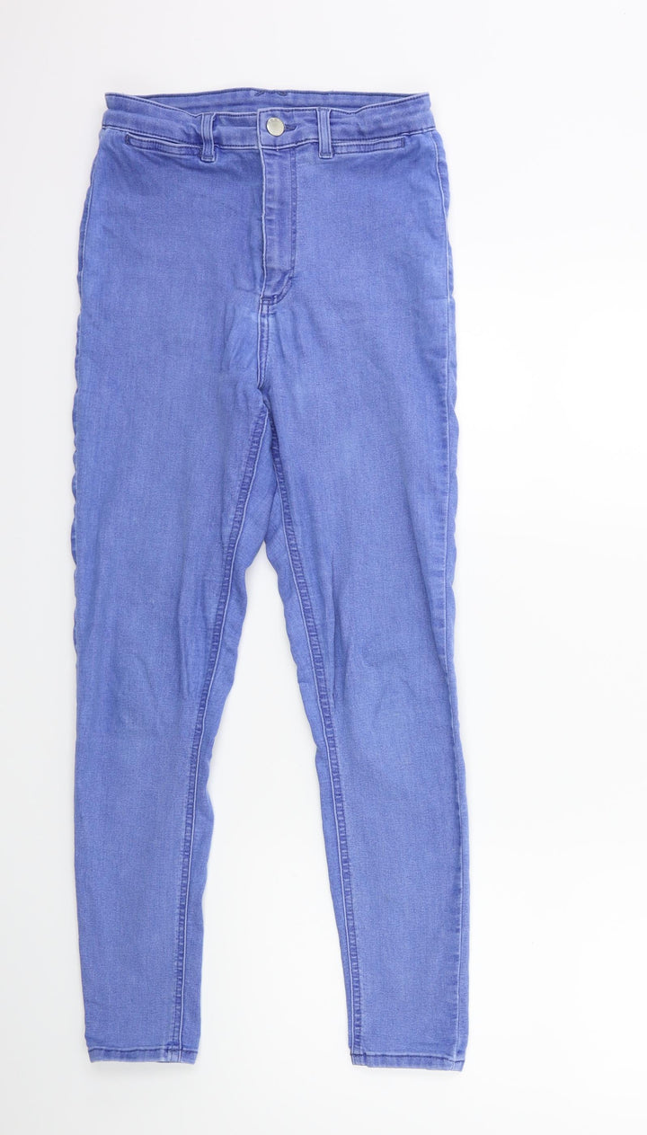 Topshop Womens Blue Denim Skinny Jeans Size 28 in L32 in