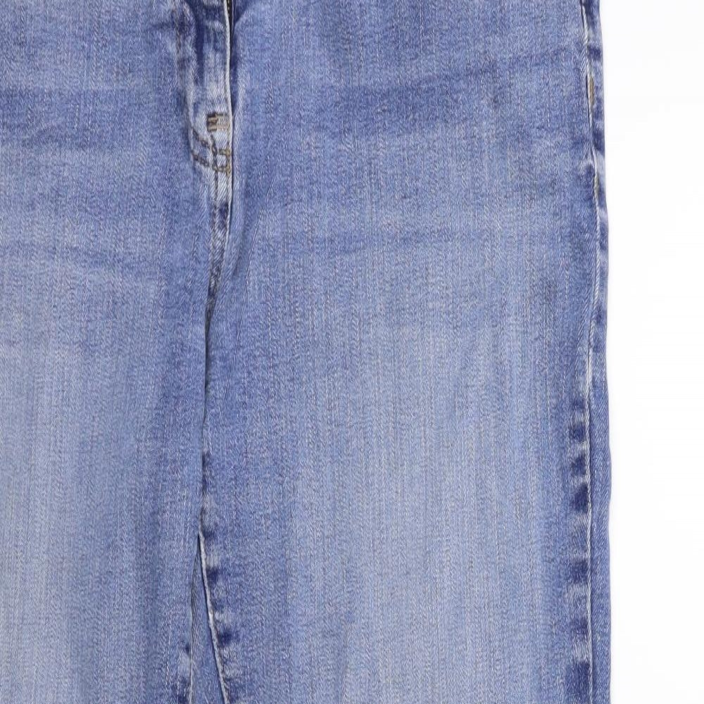 NEXT Womens Blue  Denim Cropped Jeans Size 14 L23 in