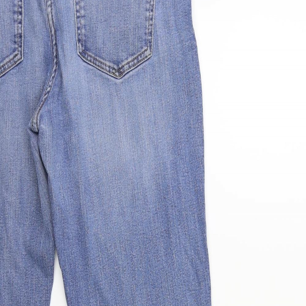 NEXT Womens Blue  Denim Cropped Jeans Size 14 L23 in