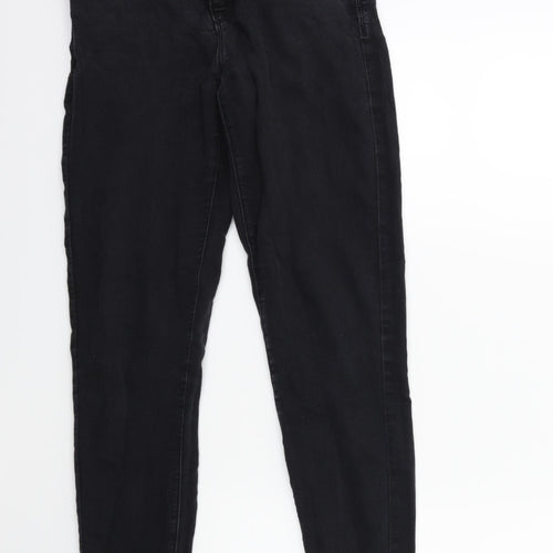 Denim & Co. Womens Black  Denim Skinny Jeans Size 8 L27 in