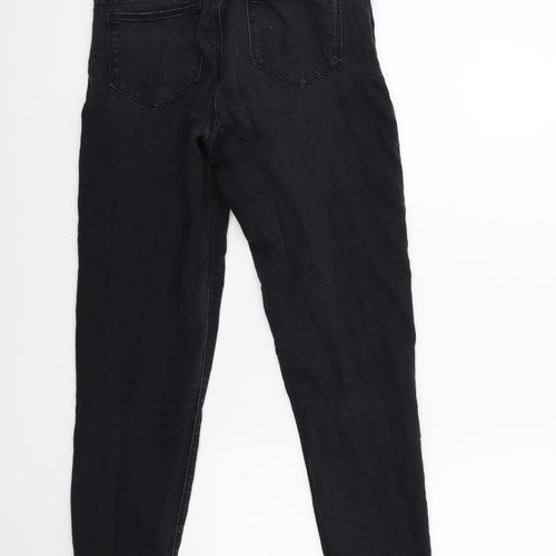Denim & Co. Womens Black  Denim Skinny Jeans Size 8 L27 in