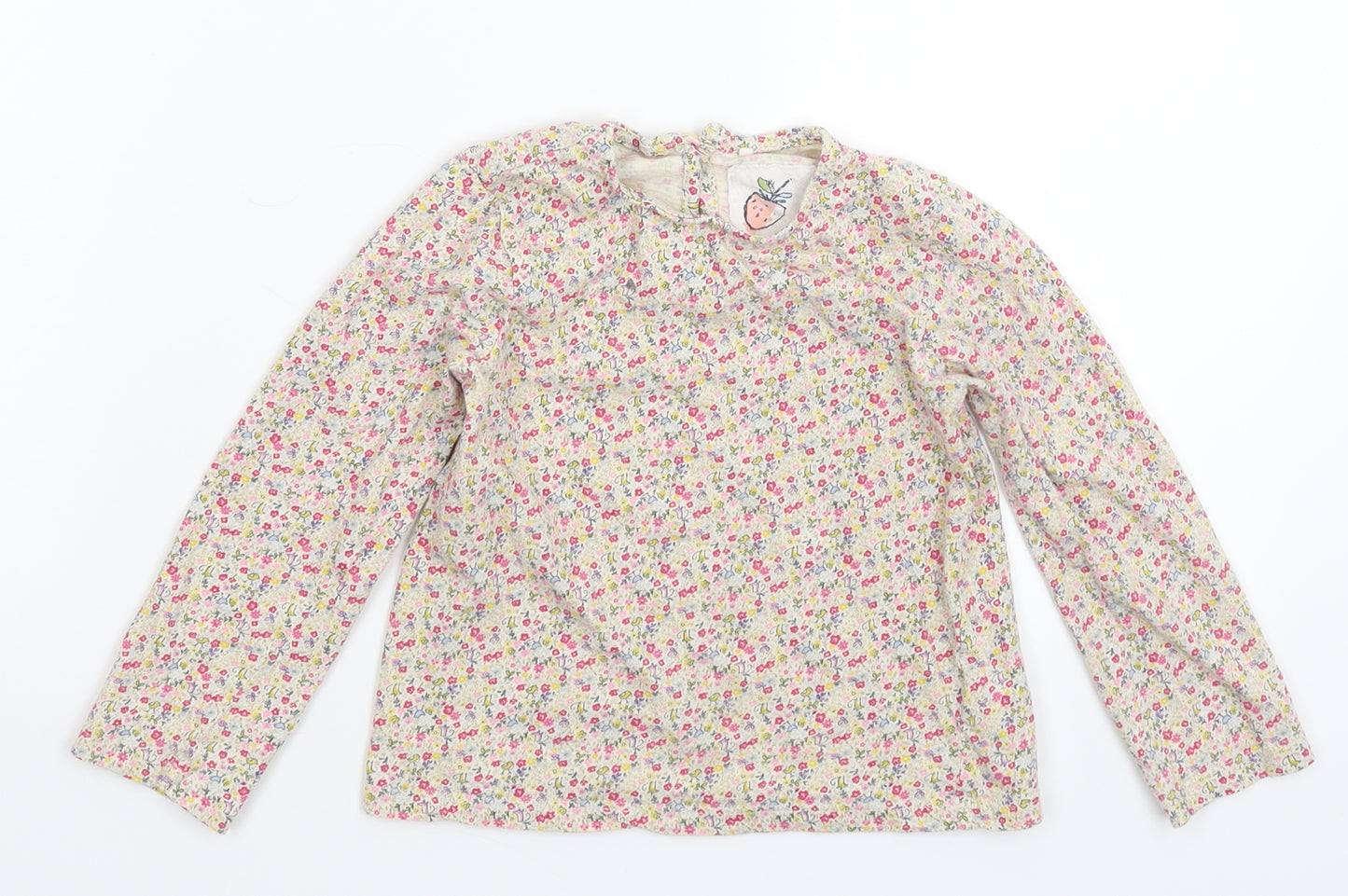 NEXT Girls Multicoloured Floral  Basic T-Shirt Size 3-4 Years