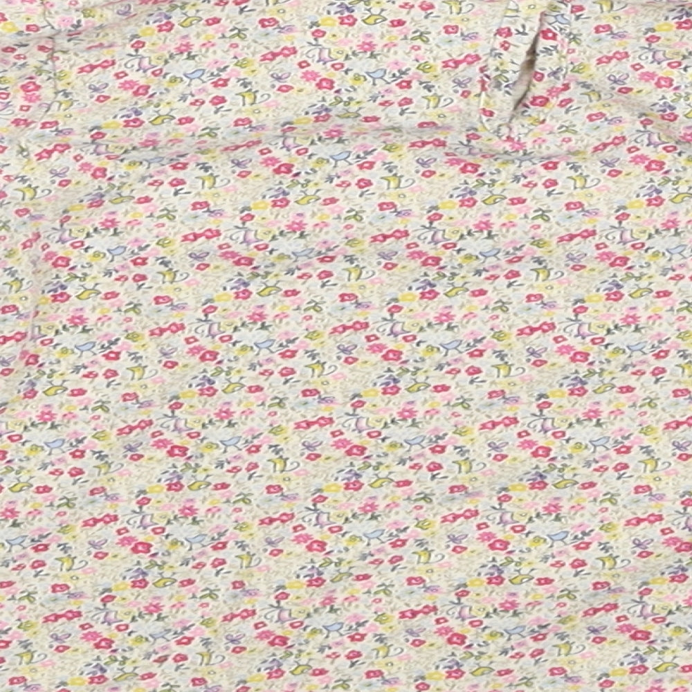 NEXT Girls Multicoloured Floral  Basic T-Shirt Size 3-4 Years