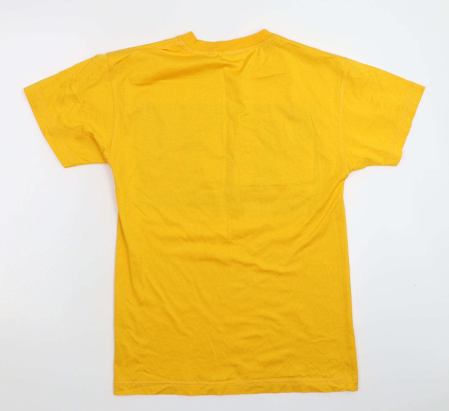 Portara Mens Yellow    T-Shirt Size S