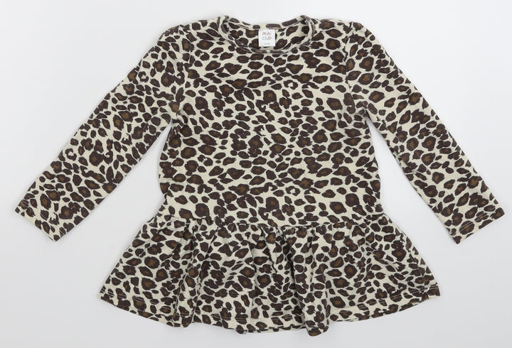 Mini Club Girls Multicoloured Animal Print  Fit & Flare  Size 2-3 Years