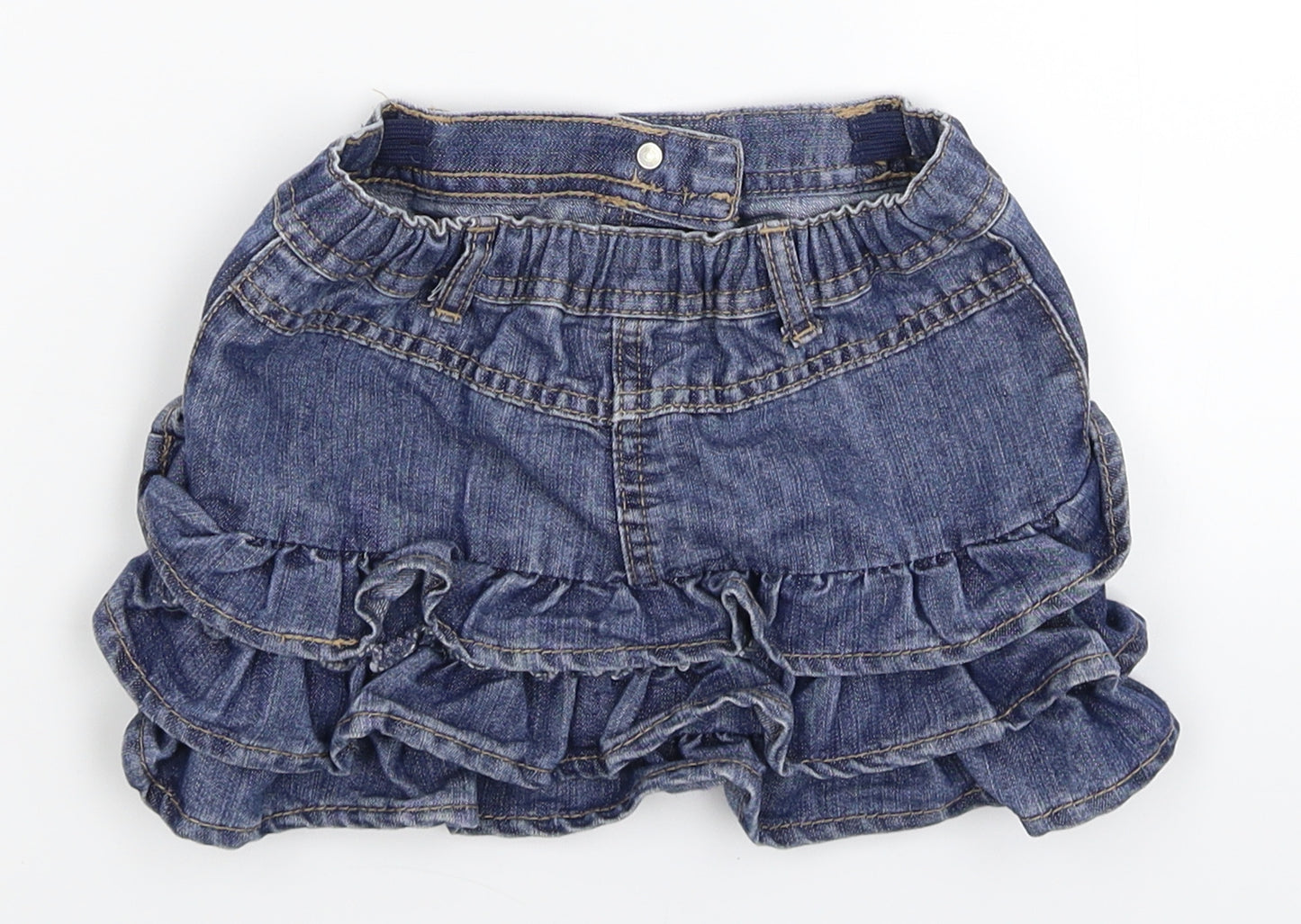 George Girls Blue  Denim A-Line Skirt Size 2-3 Years