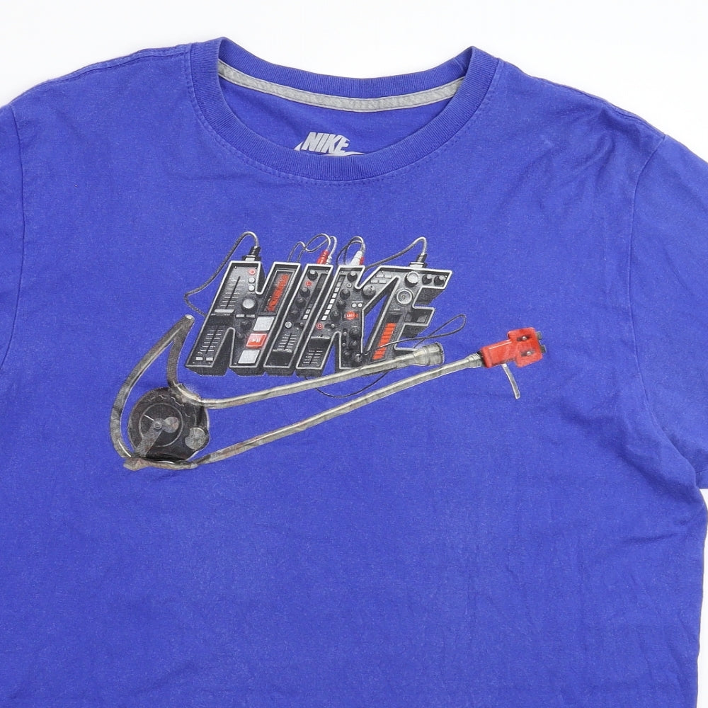 Nike Mens Blue    T-Shirt Size M