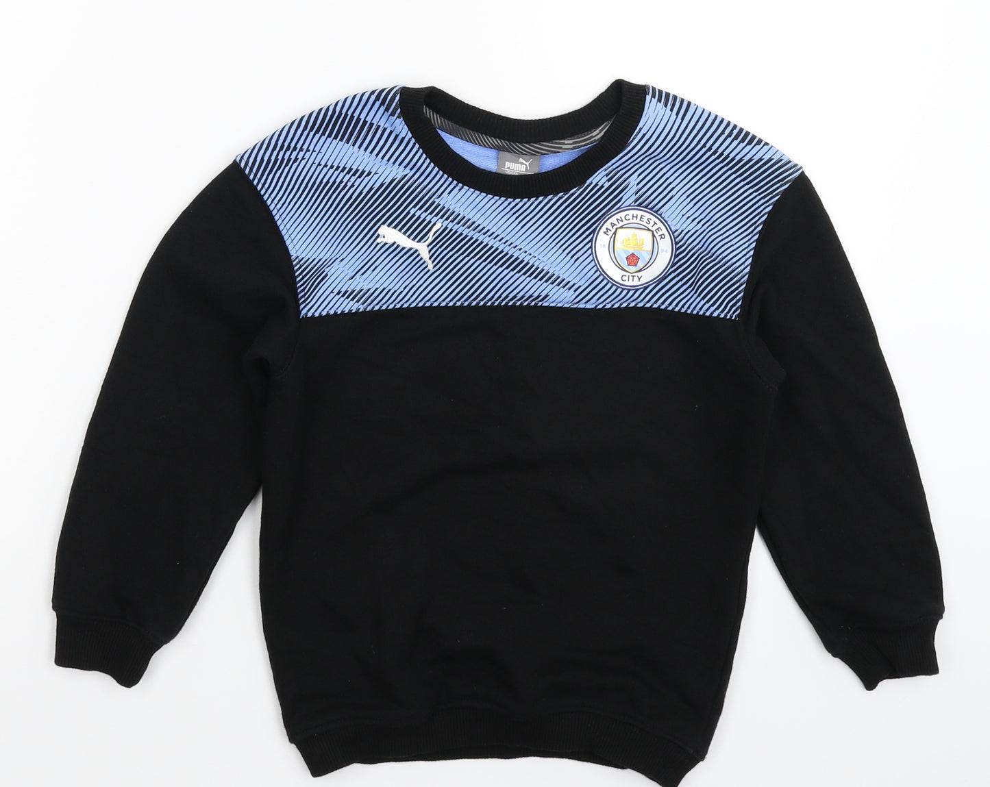 PUMA Boys Black   Pullover Sweatshirt Size 5-6 Years  - Manchester City