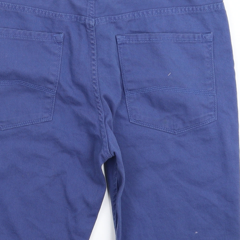 Denim & Co. Mens Blue  Denim Bermuda Shorts Size 34