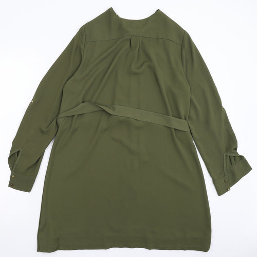 River Island Womens Green   Shirt Dress  Size 12