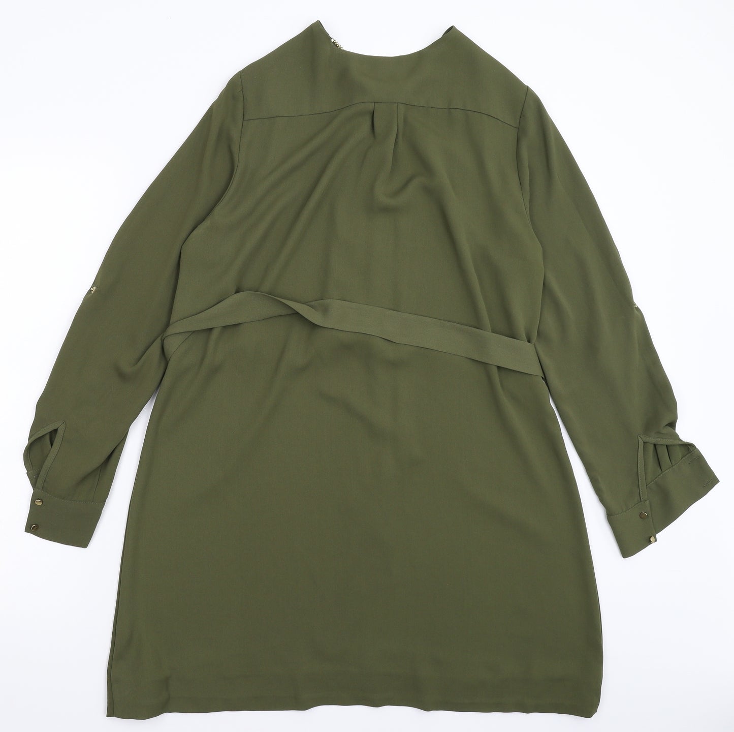 River Island Womens Green   Shirt Dress  Size 12