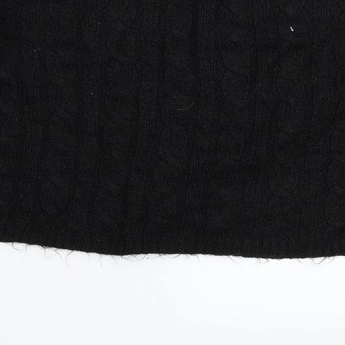 New Look Womens Black  Knit Pullover Jumper Size M