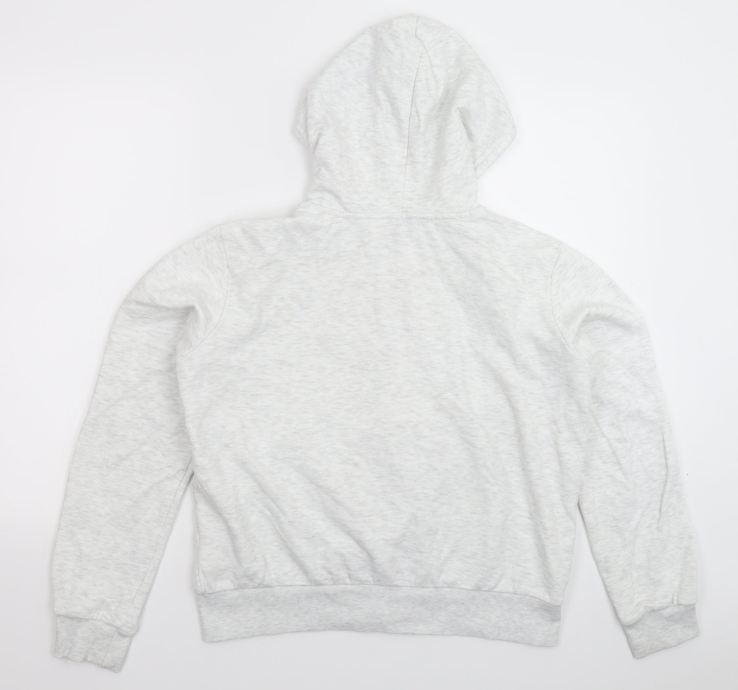Divided Womens White   Full Zip Hoodie Size M