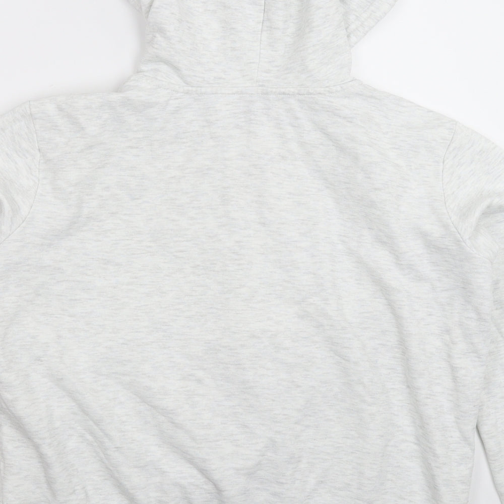 Divided Womens White   Full Zip Hoodie Size M