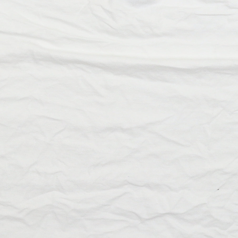 Topshop Womens White   Cropped T-Shirt Size 14