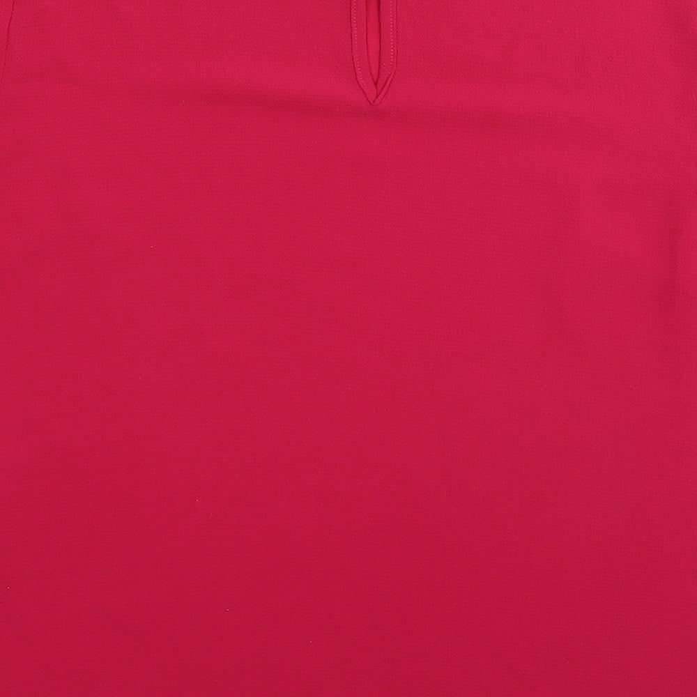 Dorothy Perkins Womens Pink   Basic Blouse Size 12